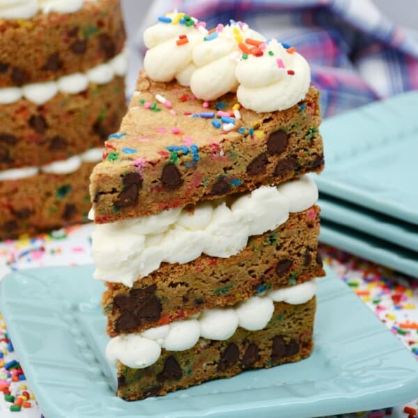 Chocolate Chip Cookie Layer Cake