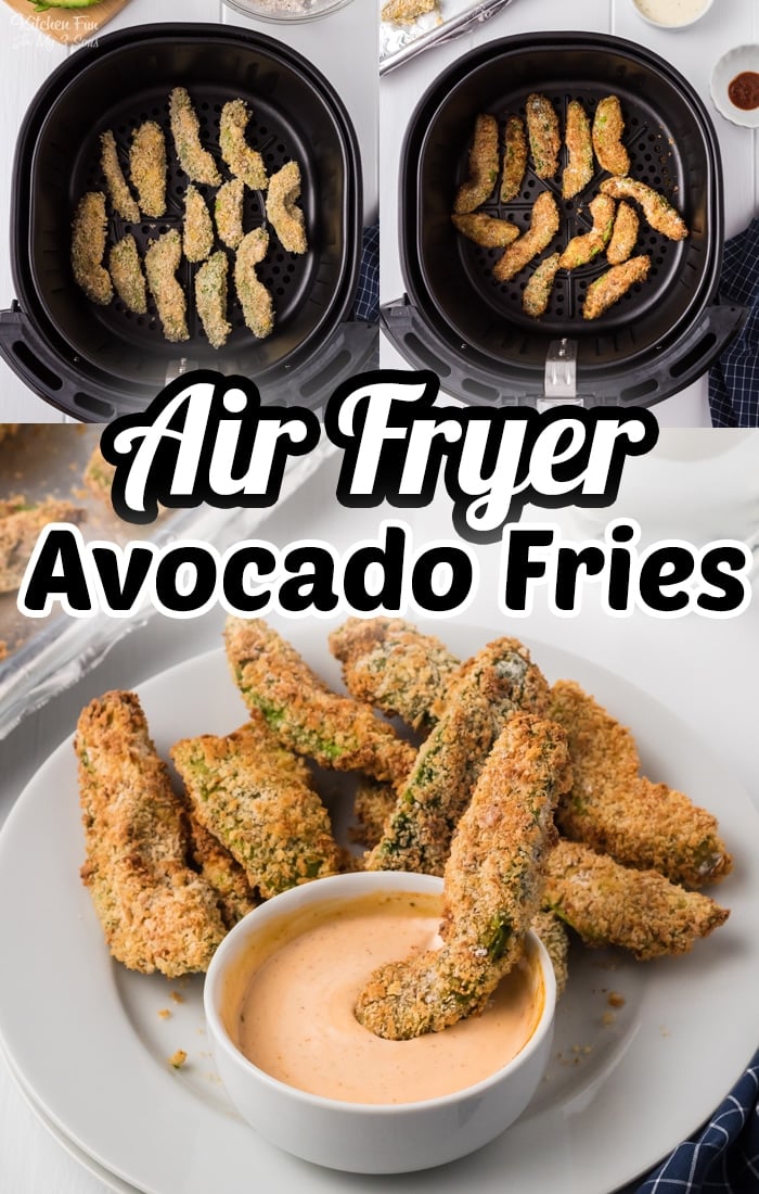 Avocado Fries - fresh slices of avocado, breaded in Panko bread crumbs and seasoned with spices. They make a delicious snack or side dish baked or cooked in the Air Fryer. #recipes 