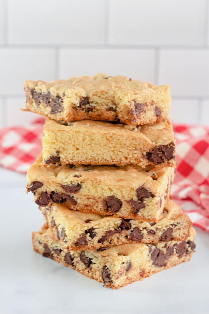 stacked Cake Mix Cookie Bars.