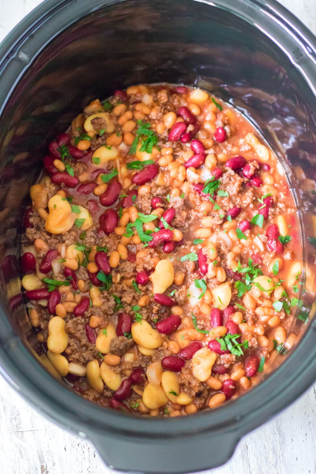 Calico Beans (Crock Pot) Kitchen Fun With My 3 Sons