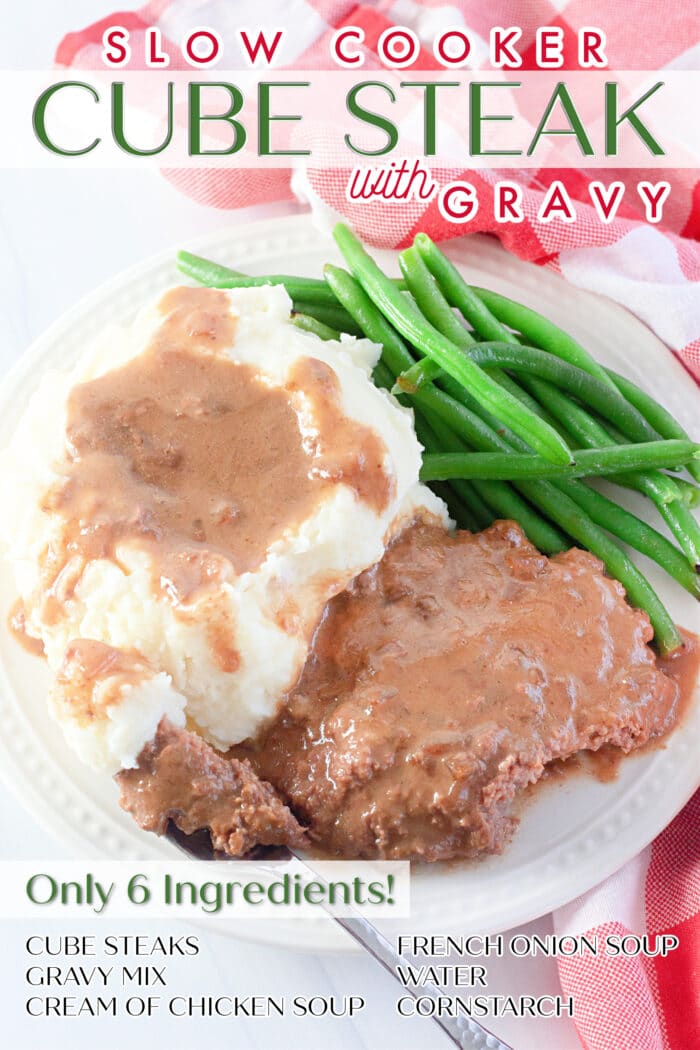 Crock Pot Cube Steak with Gravy on Pinterest.