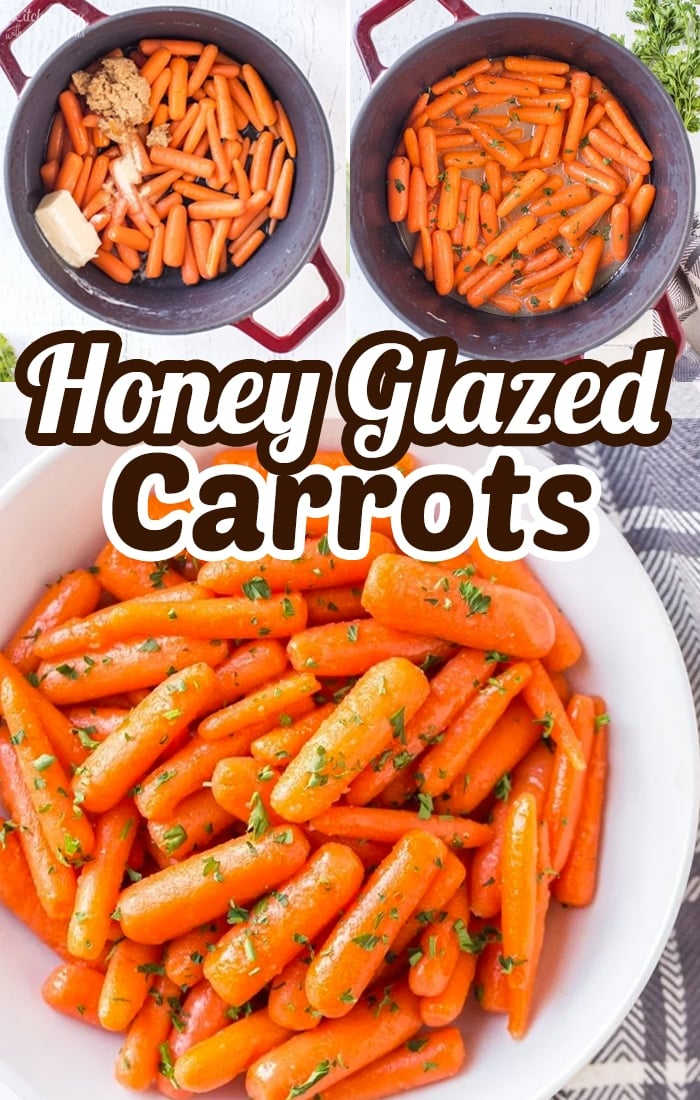 These Honey Glazed Carrots will be the perfect addition for your lunch or dinner. Easy and quick to make with big flavor.