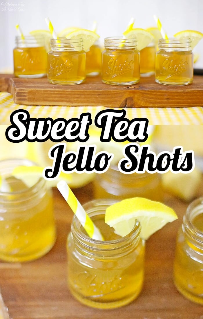 Sweet Tea Jello Shots is the southern belle of shots! This sweet tea shot recipe is a simple and tasty way to enjoy sweet tea this summer.