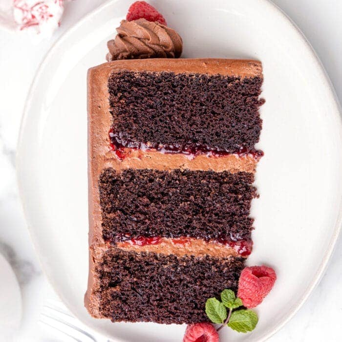 Chocolate Raspberry Cake Feature