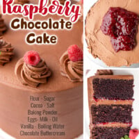 Raspberry Chocolate Cake pin