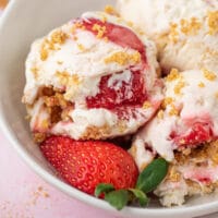 Strawberry Cheesecake Ice Cream Feature