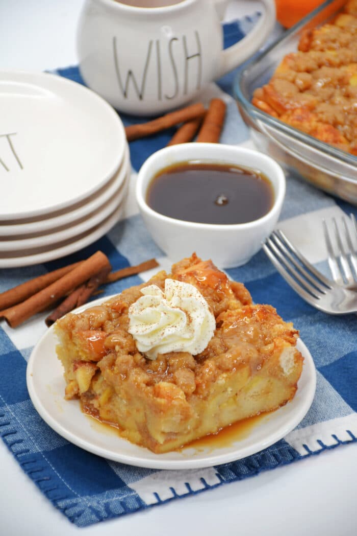 Apple French Toast Casserole top 