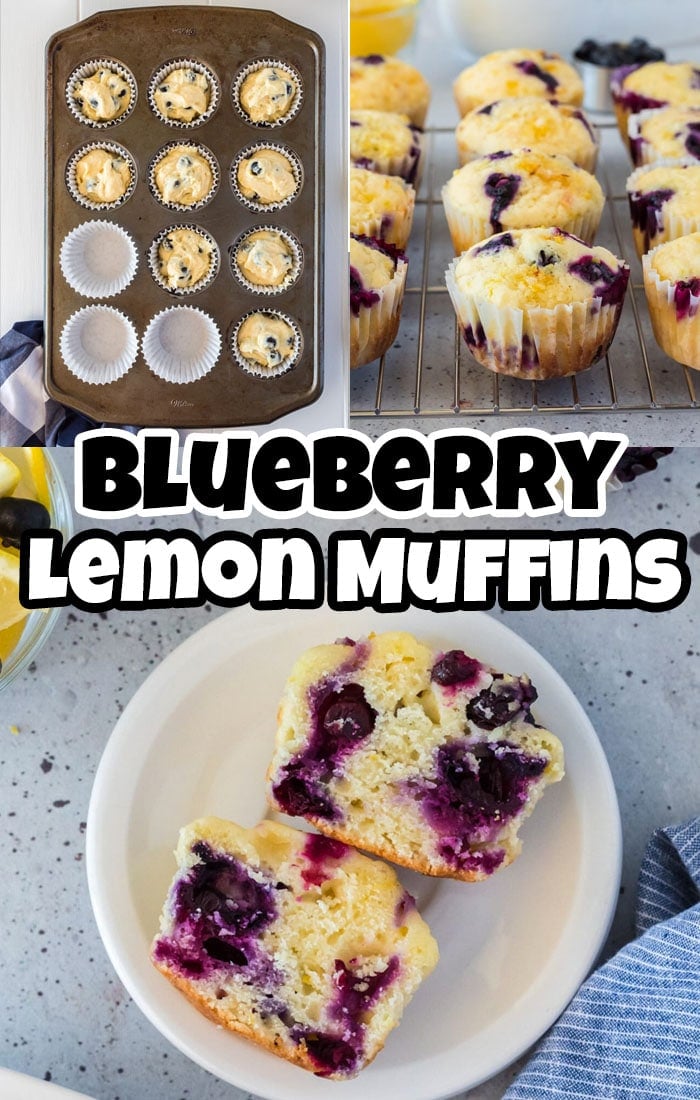 Lemon Blueberry Muffins are a sweet and tangy recipe with a moist and crumbly texture. 