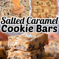 Salted Caramel Cookie Bars Pinterest