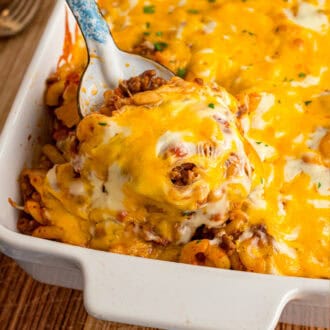 Cheeseburger Casserole feature