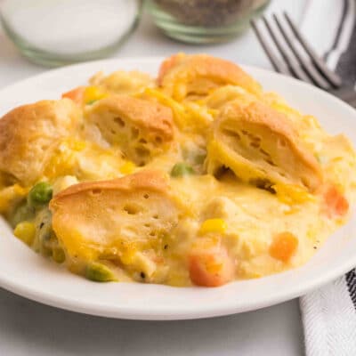 Chicken Pot Pie with Biscuits Feature