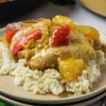 Slow Cooker Tropical Chicken feature