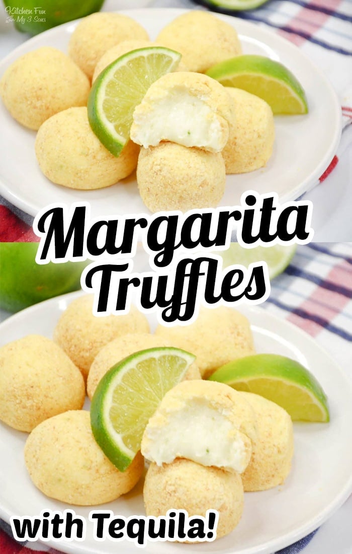 Margarita Truffles are the delicious summer treat you need in your life. Filled with creamy margarita centers with tequila and covered in graham cracker crumbs. 