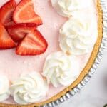Frozen Strawberry Daiquiri Pie Feature