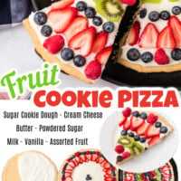 Fruit Cookie Pizza