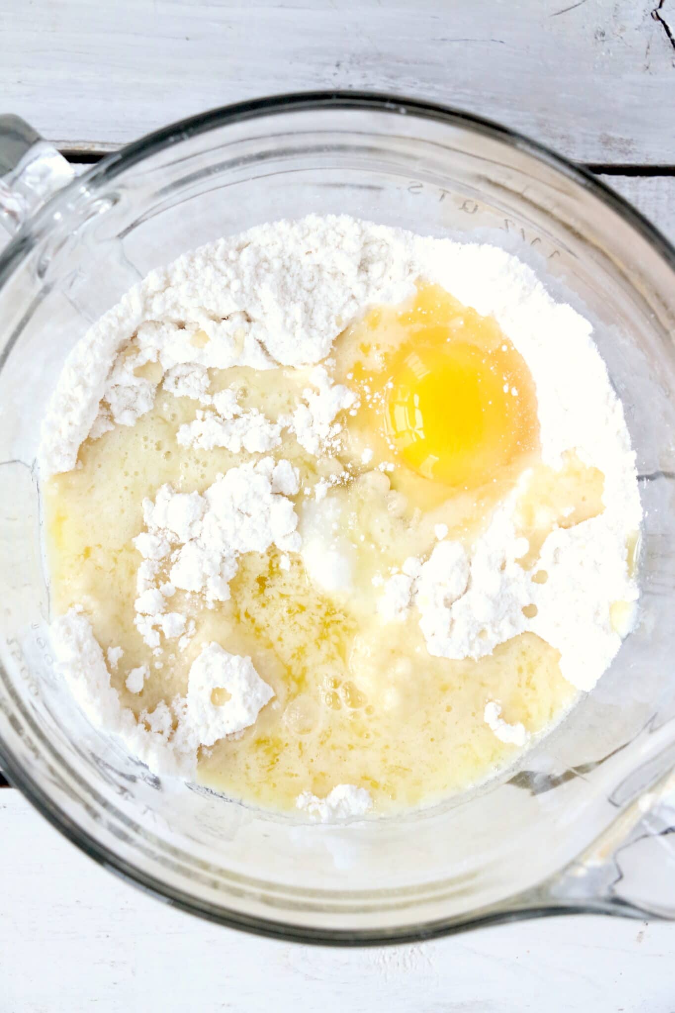 eggs and cake mix