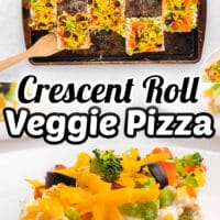 Crescent Roll Veggie Pizza pin