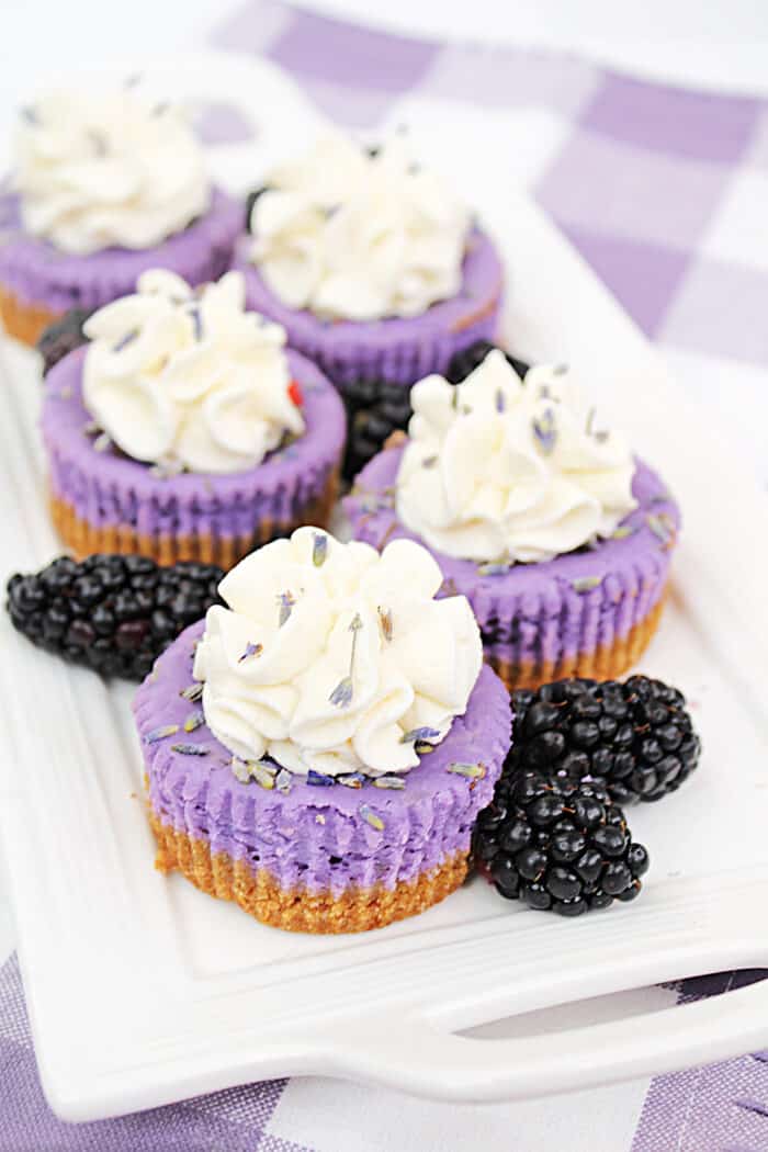 The recipe with fresh blackberries.