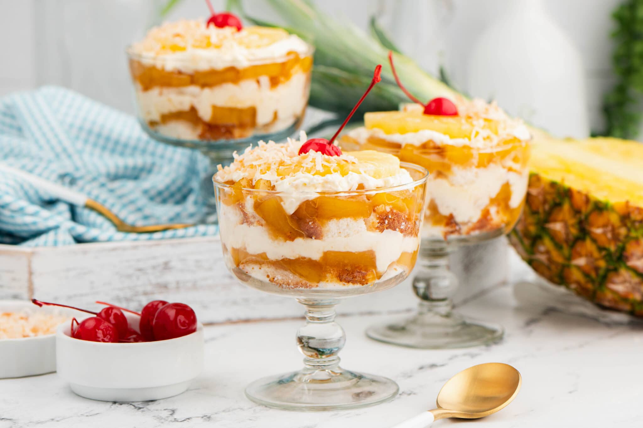 Pineapple Trifle - Kitchen Fun With My 3 Sons
