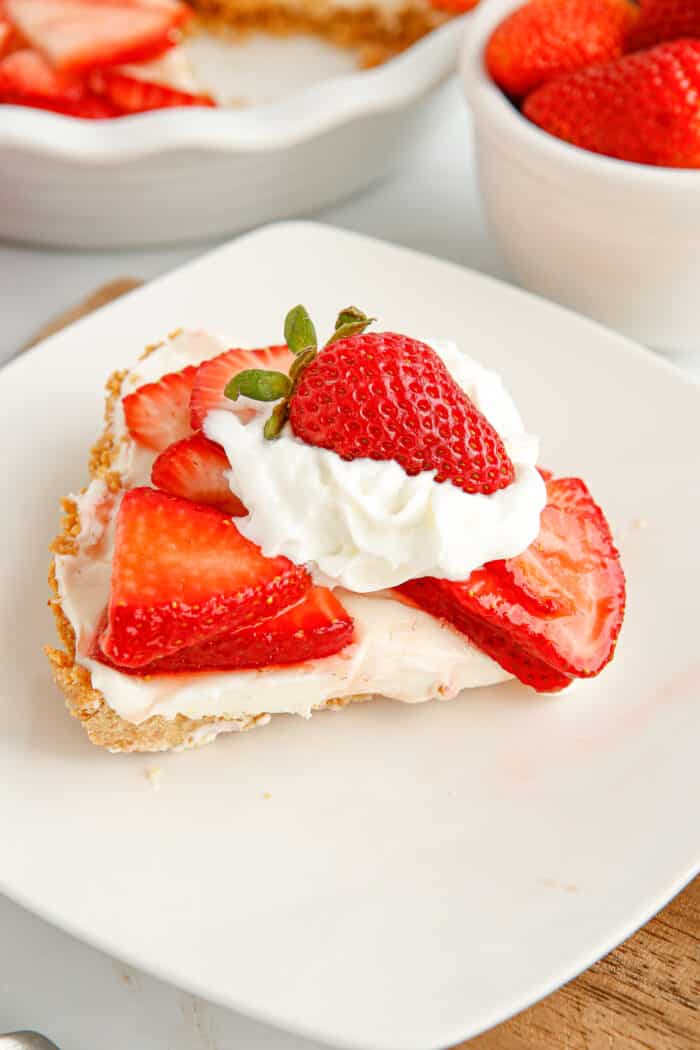 Strawberry Cream Cheese Pie.
