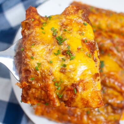 Air Fryer Enchiladas feature