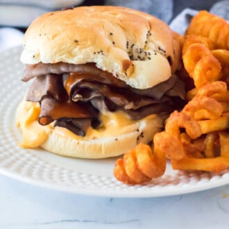 Arby's Beef and Cheddar Sandwich Copycat Recipe feature