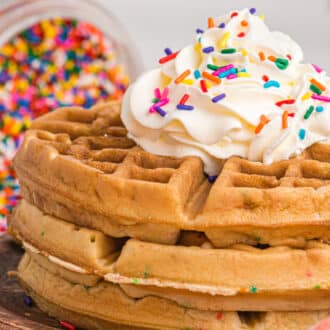 Birthday Cake Waffles feature