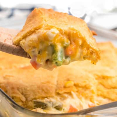Chicken Pot Pie Casserole feature