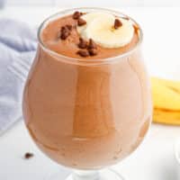 Chocolate Banana Smoothie feature