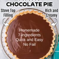 Chocolate Pie Pinterest