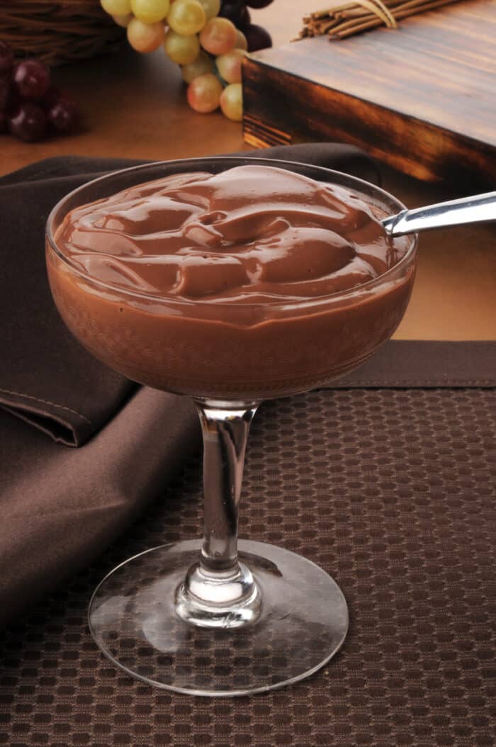 Chocolate Pudding in a Glass