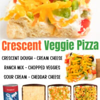 Crescent Roll Veggie Pizza Pin