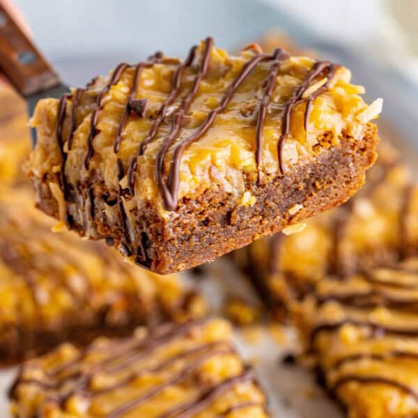 German Chocolate Brownies Feature