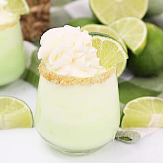 Key Lime Pudding Shots Feature