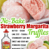 Strawberry Margarita Truffles pin