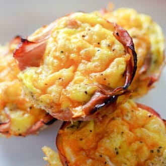 egg and ham cups feature