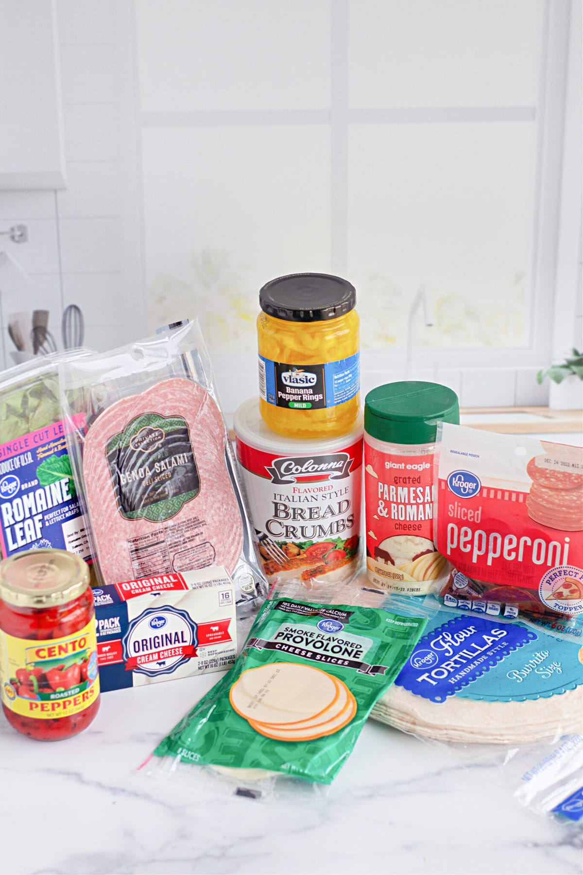 ingredients to make Italian Pinwheels.