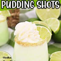 Key Lime Pudding Shots