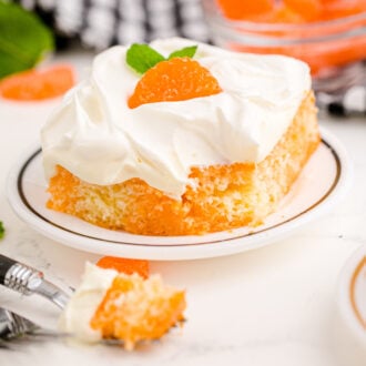 Orange Poke Cake feature