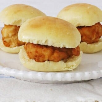 Chicken Minis on a plate