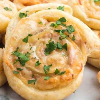 Ham and Cheese Pinwheels feature