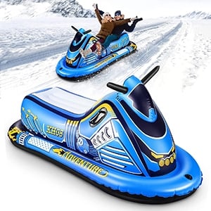 inflatable snowmobile sled_Hiwezezc Store