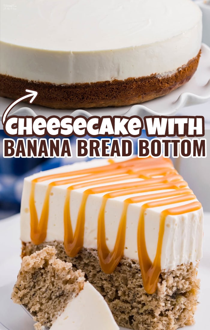 Easy Banana Bread Cheesecake l Kitchen Fun With My 3 Sons