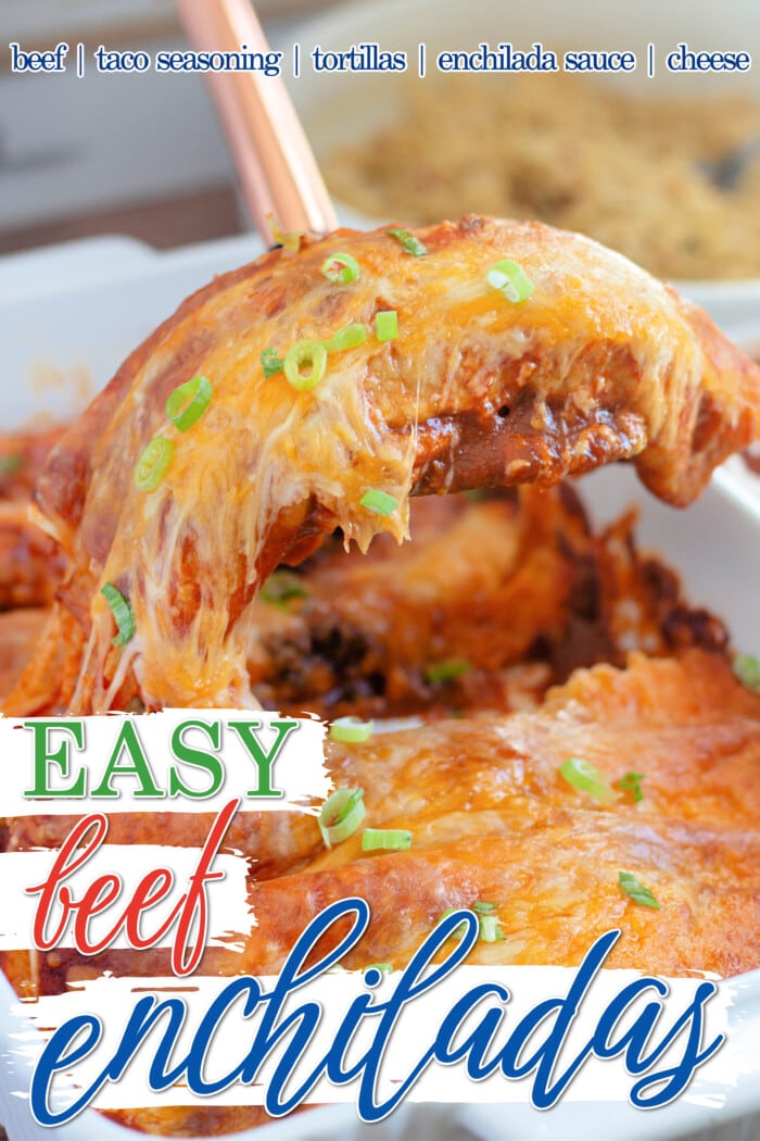 Easy Beef Enchiladas on Pinterest.