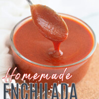 Homemade Enchilada Sauce pin