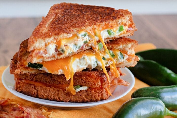 Jalapeno Popper Bacon Grilled Cheese.