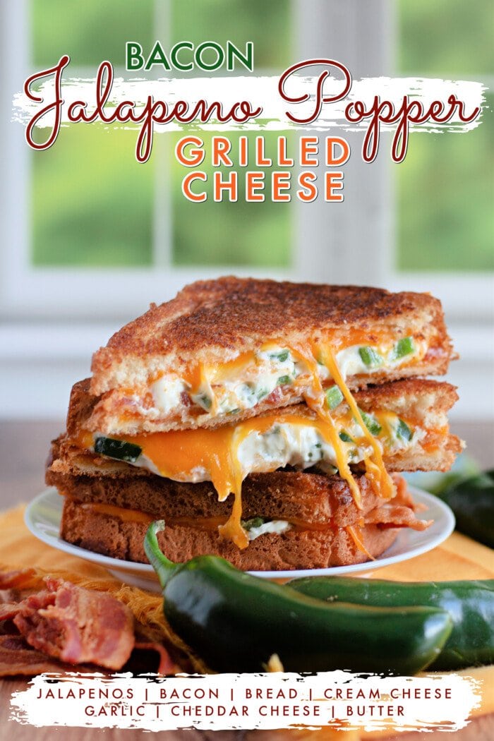Jalapeno Popper Bacon Grilled Cheese on Pinterest.