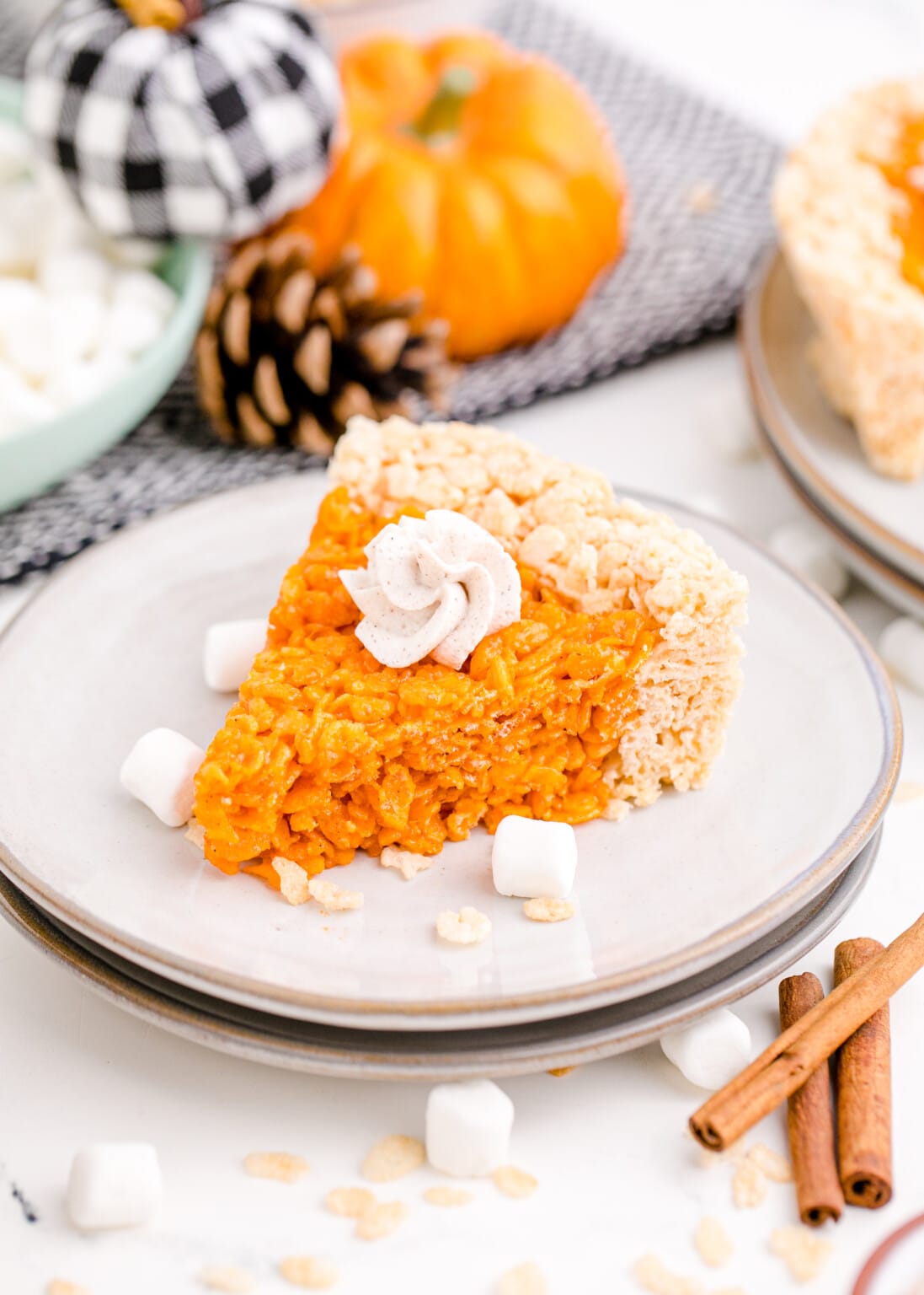Pumpkin Rice Krispie Treats - Kitchen Fun With My 3 Sons