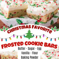 Christmas Sugar Cookie Bars Pin