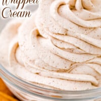 Cinnamon Whipped Cream feature